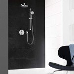 GROHE 34745000 Grohtherm Cube Shower Set with Tempesta 210, Starlight Chrome
