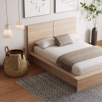 Nexera James Platform Bed with Headboard, King