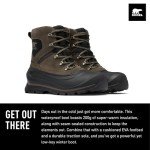 SOREL Men's Buxton Lace Waterproof Boot - Major, Black - 11