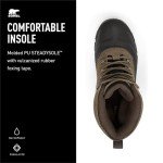 SOREL Men's Buxton Lace Waterproof Boot - Major, Black - 11