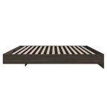 Nexera Platform Bed Frame, Grey, Full