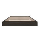 Nexera Platform Bed Frame, Grey, Full
