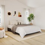 Nexera Platform Bed Frame, Grey, Full