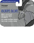 Watson Gloves Scape Goat Winter Lined Work Glove - Goatskin Leather, Impact Protection, Snug-Fitting Elastic Wrist, Slip-On Style Cuff (Large)
