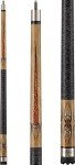 Viper by GLD Products Sinister 58" 2-Piece Billiard/Pool Cue, Natural Ash with Amber/Black Points, 20 Ounce (50-1252-20)