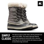 SOREL Women's Winter Carnival Waterproof Boot - Quarry, Black - 7.5