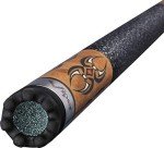 Viper by GLD Products Sinister 58" 2-Piece Billiard/Pool Cue, Natural Ash with Amber/Black Points, 20 Ounce (50-1252-20)