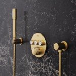 GROHE 29138GN0 Grohtherm Triple-Function Shower Thermostatic Valve Trim Kit, Brushed Cool Sunrise