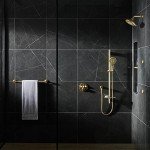 GROHE 29138GN0 Grohtherm Triple-Function Shower Thermostatic Valve Trim Kit, Brushed Cool Sunrise
