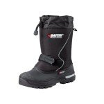 Baffin Kids' Junior MUSTANG Waterproof Insulated Tundra Rated Breathable Nylon/Rubber Tall Height Winter Outdoor Snow Boots, Black, 6 Big Kid