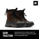 SOREL Men's Scout 87 XT Waterproof Boot - Tobacco, Black - 10