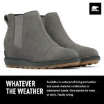 Sorel Evie™ II Chelsea Quarry/Grill 8.5 B (M)