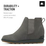 Sorel Evie™ II Chelsea Quarry/Grill 8.5 B (M)