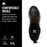 SOREL Men's Scout 87 XT Waterproof Boot - Tobacco, Black - 10