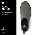 Sorel Evie™ II Chelsea Quarry/Grill 8.5 B (M)