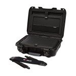 Nanuk 923 Waterproof Hard Case with Laptop Insert Kit and Incorporated TSA Approved Travel Lock Latches - Black - Made in Canada