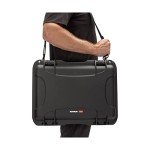 Nanuk 923 Waterproof Hard Case with Laptop Insert Kit and Incorporated TSA Approved Travel Lock Latches - Black - Made in Canada