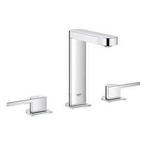 Grohe 20302003 Plus 8″ Widespread Two-Handle Bathroom Faucet L-Size, Starlight Chrome