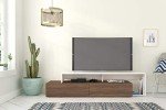 Nexera 72-Inch Tv Stand with 2 Drawers, Brown, 72-Inch