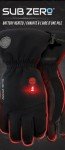 Watson Gloves Sub Zero Sustainable Heated Gloves for Men & Women - Rechargeable Battery, Goatskin Palm, Water & Wind Resistant for Skiing, Snowboarding, Snowmobiling, Motorcycle, 3 Levels of Heat