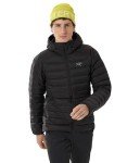 Arc'teryx Cerium Hoody, Men’s Down Jacket | Packable, Insulated Men’s Winter Jacket with Hood | Black X, X-Large