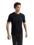 Arc'teryx Ionia Merino Wool Shirt SS Men's | Soft Merino-Blend Performance Tee, Black, XX-Large