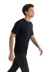 Arc'teryx Ionia Merino Wool Shirt SS Men's | Soft Merino-Blend Performance Tee, Black, XX-Large