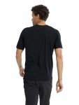Arc'teryx Ionia Merino Wool Shirt SS Men's | Soft Merino-Blend Performance Tee, Black, XX-Large