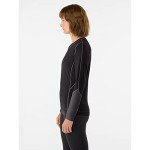 Arc'teryx Rho Lightweight Crew Neck LS Women's | Lightweight Base Layer Crew, Black, Medium