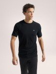 Arc'teryx Ionia Merino Wool Shirt SS Men's | Soft Merino-Blend Performance Tee, Black, XX-Large