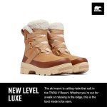 SOREL Women's Tivoli V Resort Waterproof Boot - Tawny Buff, Ceramic - 10