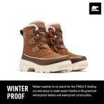 SOREL Women's Tivoli V Waterproof Boot - Velvet Tan, Tobacco - 8