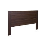 Prepac Stylish Flat Wood Panel Headboard for King Size Beds, Simplistic Wooden King Headboard 2.25" D x 81" W x 48" H, Espresso, EHFK-1301-1