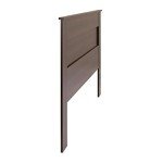 Prepac Stylish Flat Wood Panel Headboard for King Size Beds, Simplistic Wooden King Headboard 2.25" D x 81" W x 48" H, Espresso, EHFK-1301-1