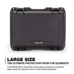 Nanuk 925 Waterproof Hard Case with Padded Dividers - Black - Made in Canada