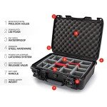 Nanuk 925 Waterproof Hard Case with Padded Dividers - Black - Made in Canada