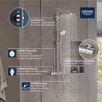 GROHE 26726000 Euphoria Shower System, 310, Starlight Chrome