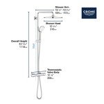GROHE 26726000 Euphoria Shower System, 310, Starlight Chrome