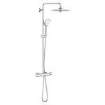 GROHE 26128002 Euphoria 260 Cooltouch Thermostatic Shower System, Starlight Chrome
