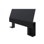 Nexera Storage Headboard, Black, Full
