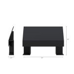 Nexera Storage Headboard, Black, Full