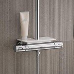 GROHE 26128002 Euphoria 260 Cooltouch Thermostatic Shower System, Starlight Chrome