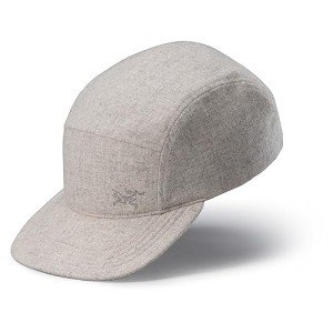 Arc'teryx Calidum 5 Panel Wool Cap | Warm Wool-Blend Five-Panel Hat, Warm Stone, One Size