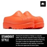 Sorel Women's Caribou Clog Slip-Ons - Optimized Orange - Size 8