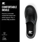 SOREL Women's Joan Now City Loafer - Black, Black - 8