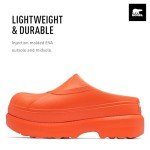Sorel Women's Caribou Clog Slip-Ons - Optimized Orange - Size 8