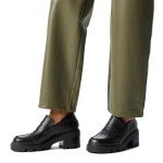 SOREL Women's Joan Now City Loafer - Black, Black - 8