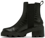 SOREL Women's Joan Now Chelsea Boot - Black, Tawny Buff - 7.5