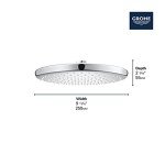 GROHE 29428000 Cosmopolitan Shower Set, Starlight Chrome