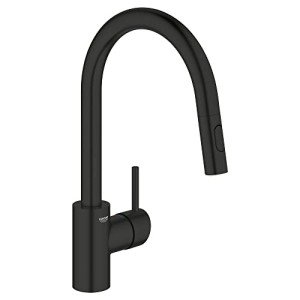 GROHE 326652433 Concetto Kitchen Faucet, Matte Black